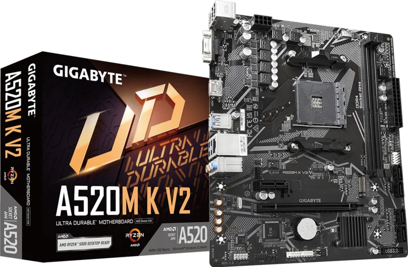 Motherboard Gigabyte Micro-ATX A520M K V2